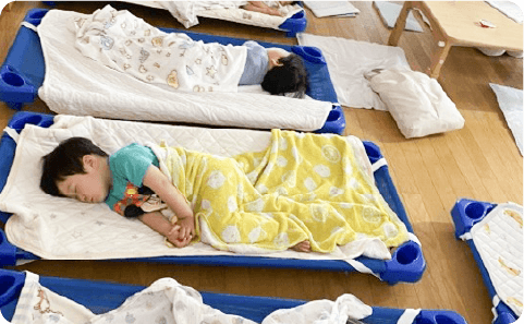 午睡の様子